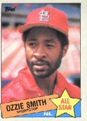 1985 Topps Baseball Cards      715     Ozzie Smith AS